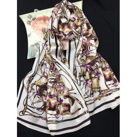 SILK HANDKERCHIEF 100% NATURAL VIWIN & SILK