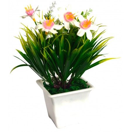Artificial plant with pot