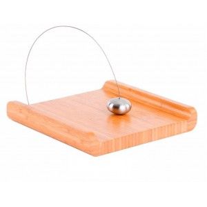 Portatovaglioli Moderna di Bambù e acciaio Inox