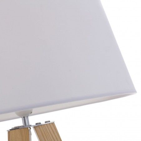 Lampe de plancher haut, et de bois blanc
