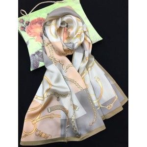 SCIARPA ORIGINALE DI SETA - DESIGN MODERNO 100% NATURALE VIWIN & SILK
