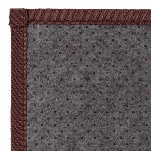 Rug, Wood color Walnut. Bamboo