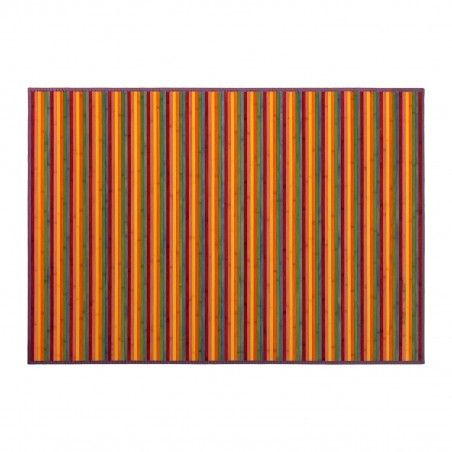Tappeto di Bambù grande Multicolor