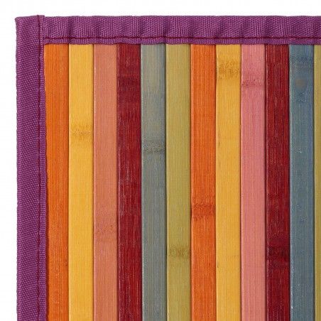 Tappeto di Bambù grande Multicolor