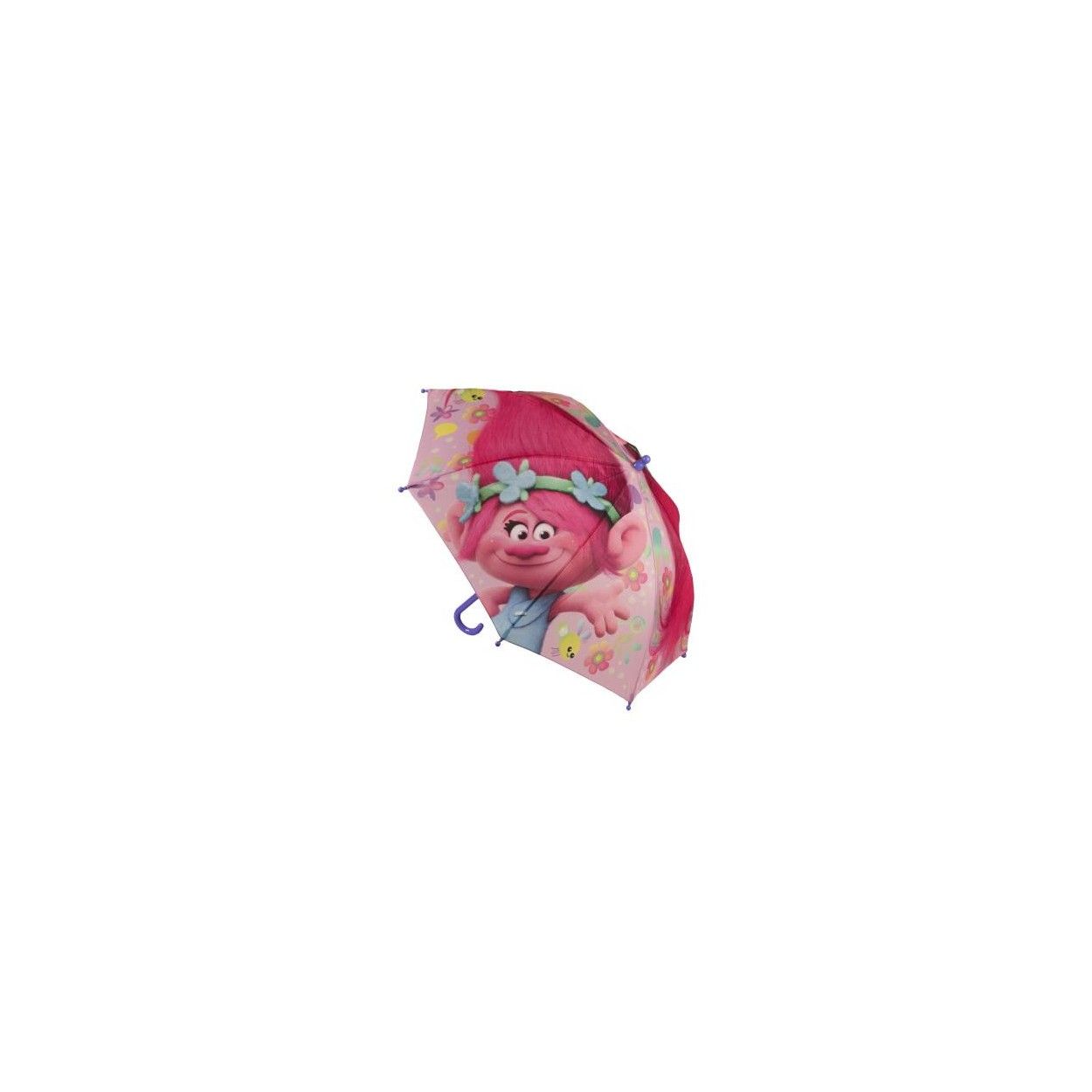 Umbrella Child Manual with pictures of the Trolls.