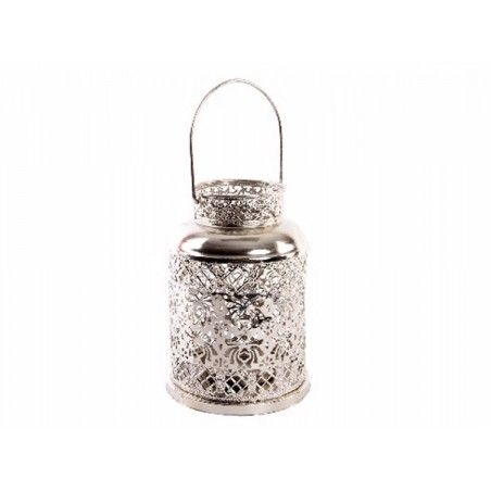 Candle holder Silver Sleek Metal