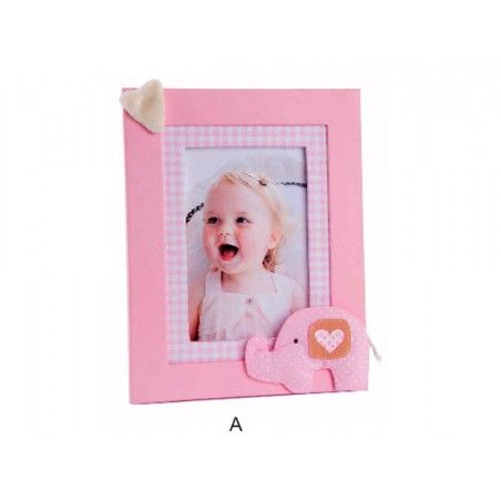 Photo frame made of Fabric and Cardboard animals