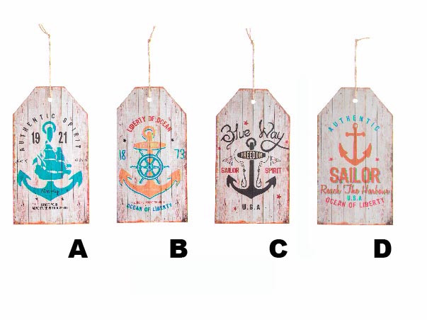 Iron Wood Decorated with Anchor