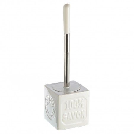 Escobillero creative design blanc céramique
