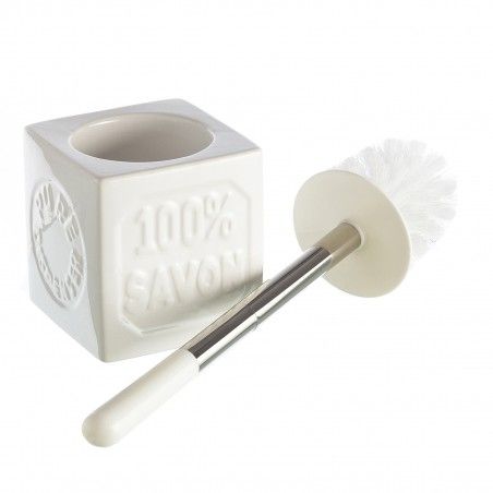 Escobillero creative design blanc céramique