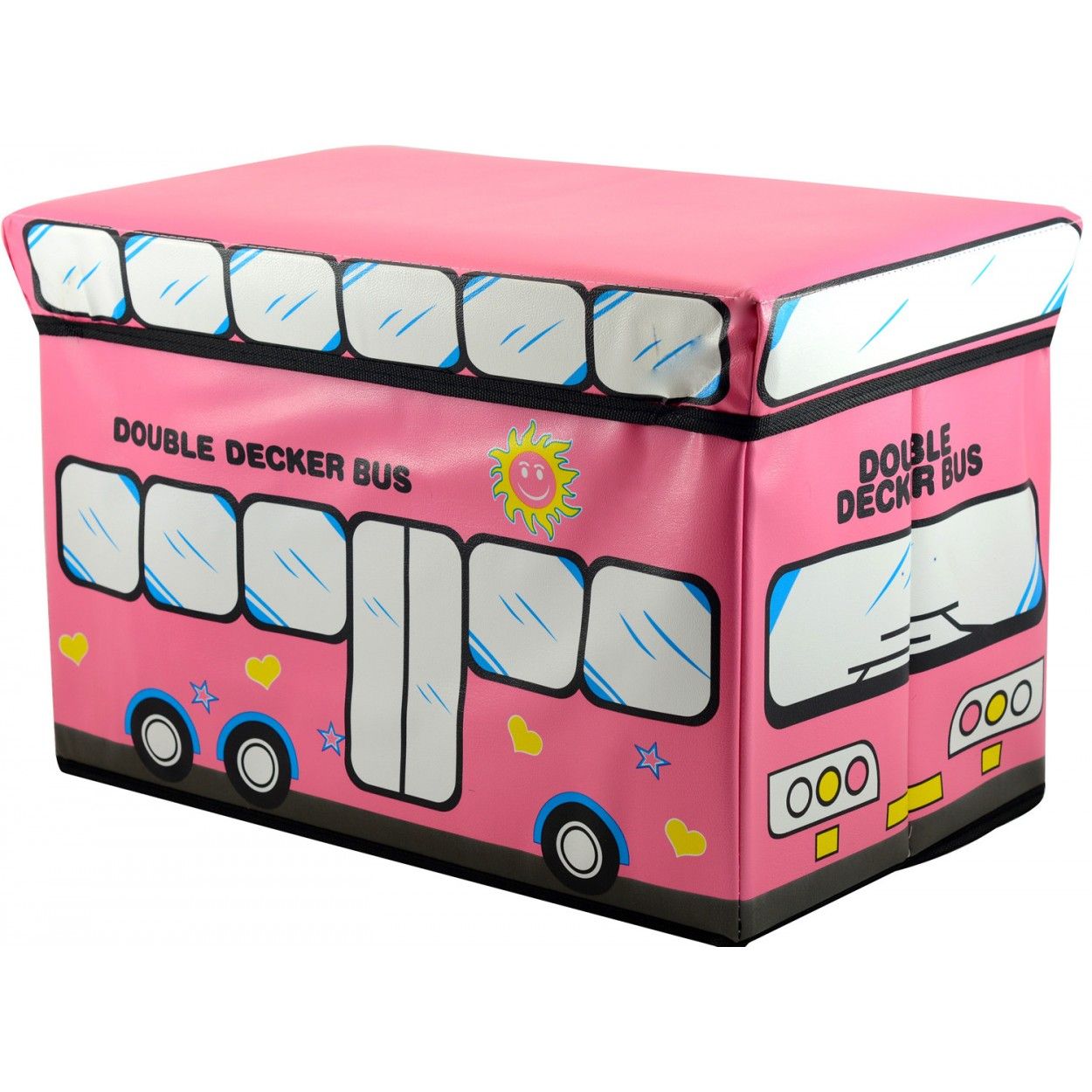 Puff-Tronc enfant de pliage rose