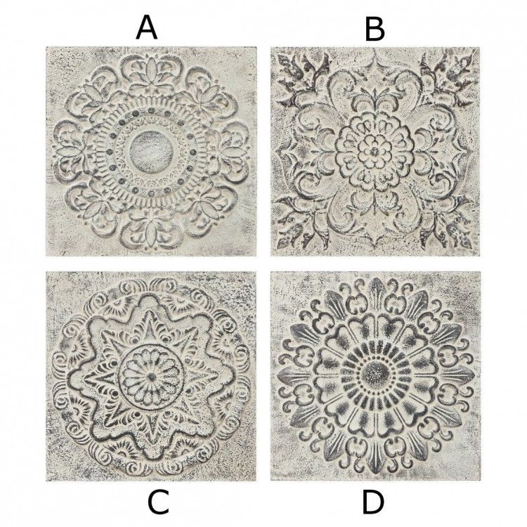 Mural wall 4-M grey metal