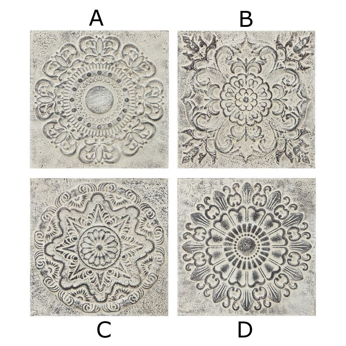 Mural wall 4-M grey metal