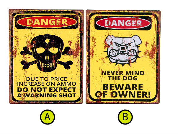 Box original metal Danger