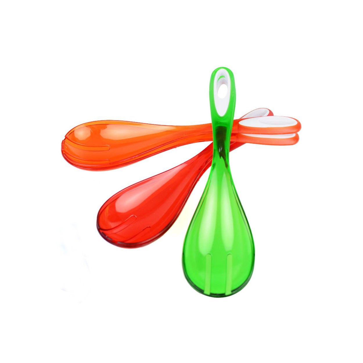 Set of 2 Covered Colorful Salad