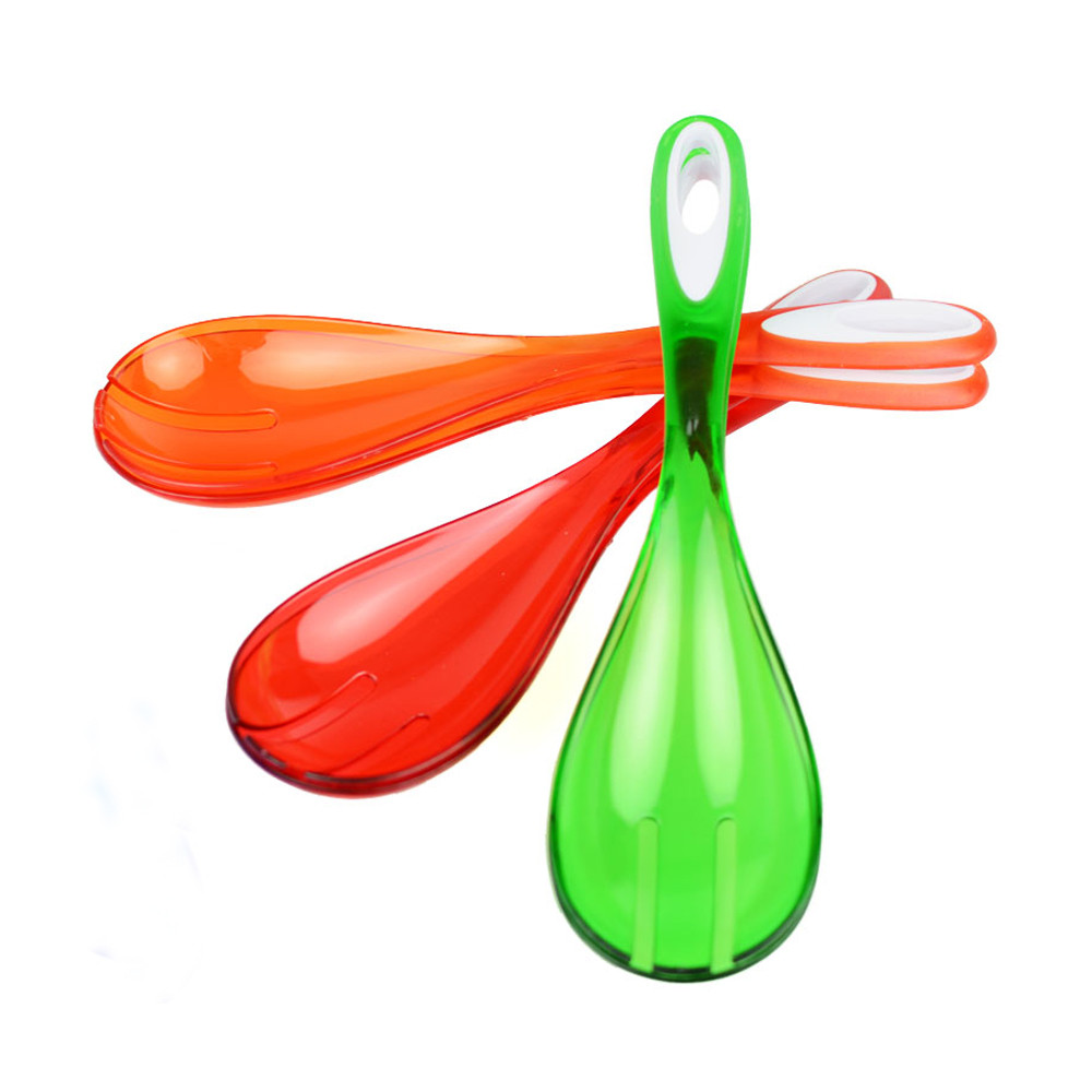 Set of 2 Covered Colorful Salad