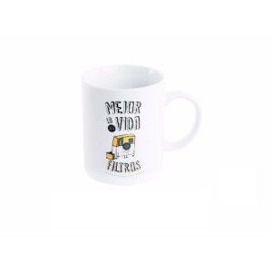 Mug original porcelain with phrase