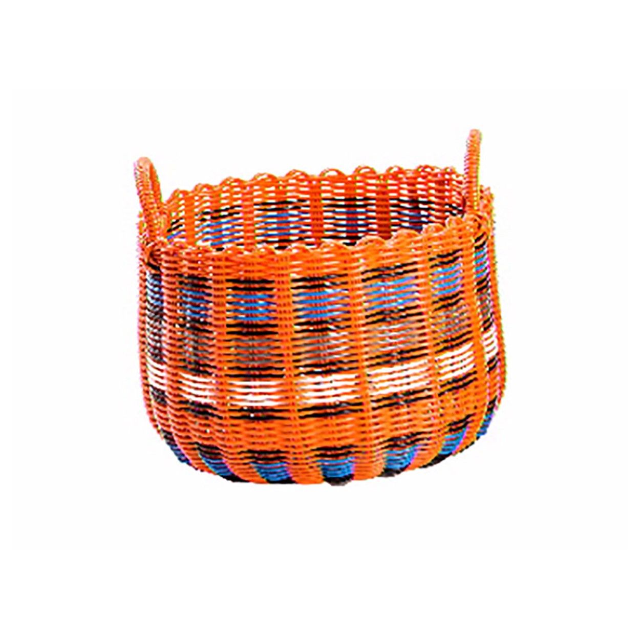 Basket Ethnic design Round with Handles
