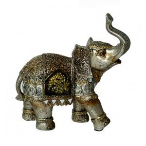 Figura elefante elegante resina
