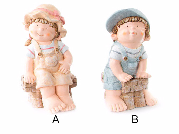 Original figure of a Child in fiberglass