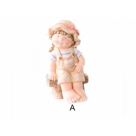 Figura Original de Niño en Fibra de Vidrio