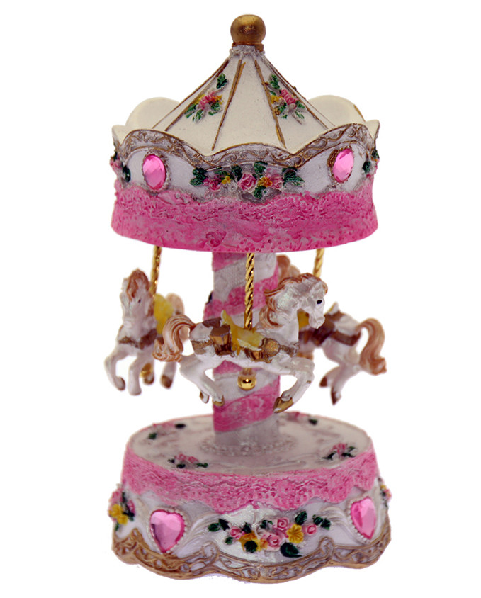 Merry-go-round Children's Musical Resin Classic Design