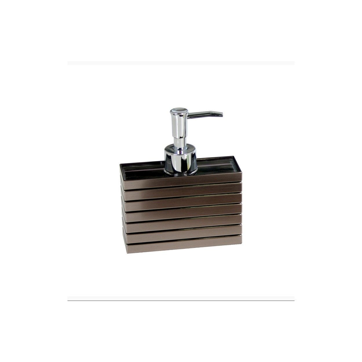 Dispenser Sapone Bagno Moderno Grigio Argento