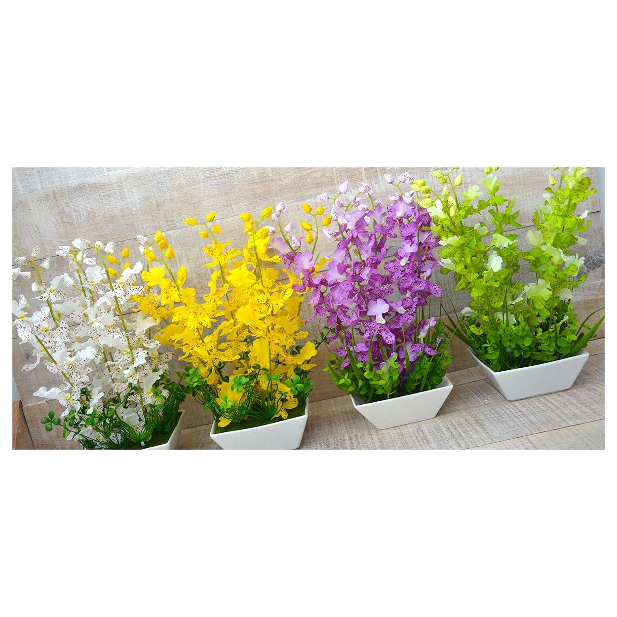 Flower Artificial Pot of Colors