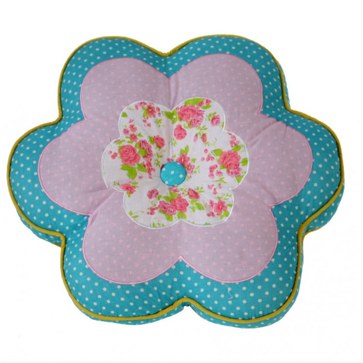 Cuscino In Tessuto Colore Del Fiore Design Originale