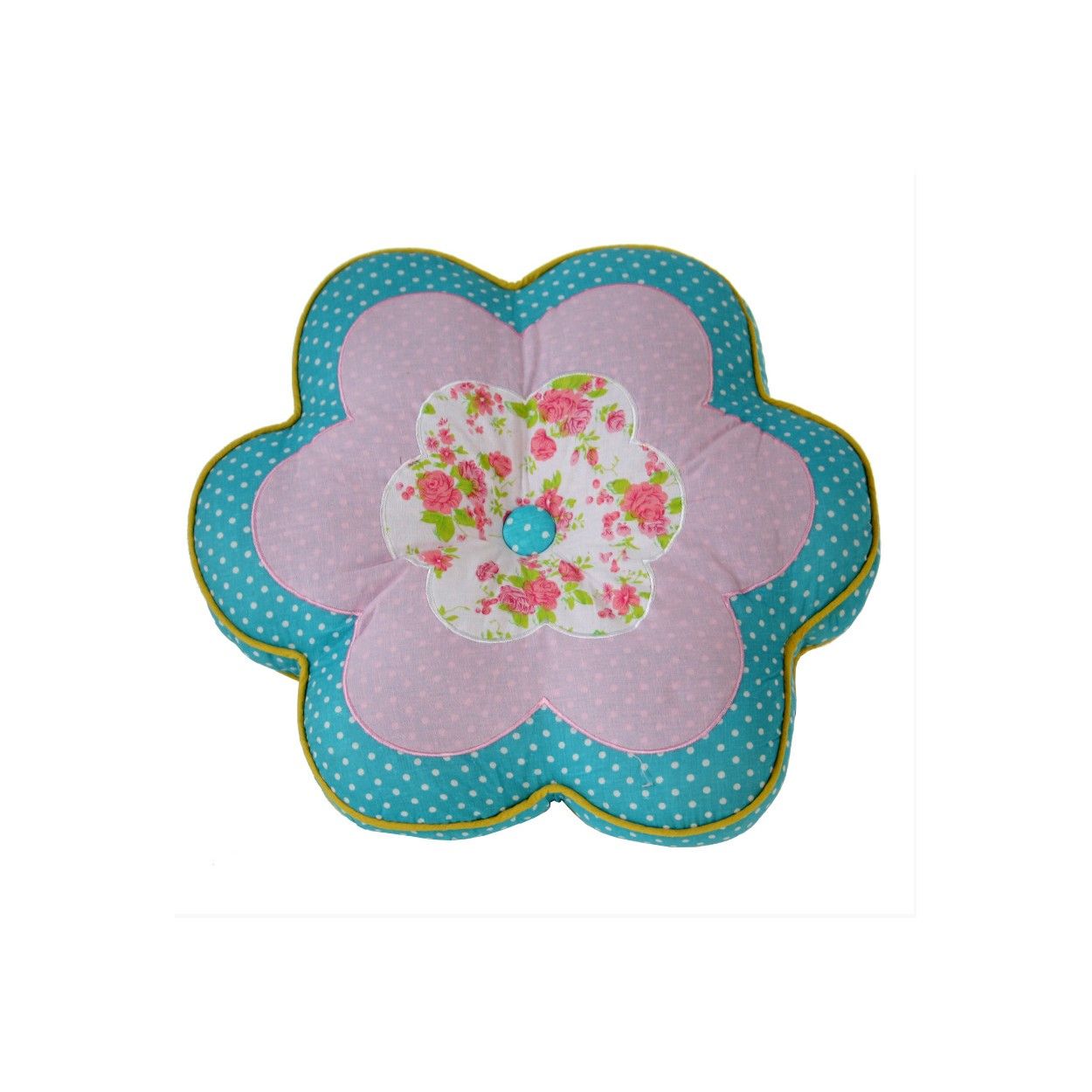 Cuscino In Tessuto Colore Del Fiore Design Originale
