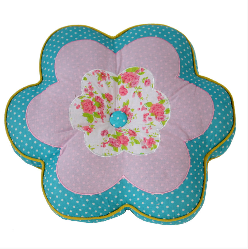 Cuscino In Tessuto Colore Del Fiore Design Originale