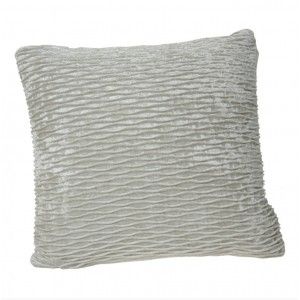 Cuscino In Tessuto Quadrato Di Colore Crema E Stile