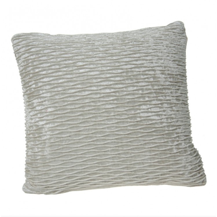 Coussin Carré De Tissu De Couleur Crème Classique Du Design