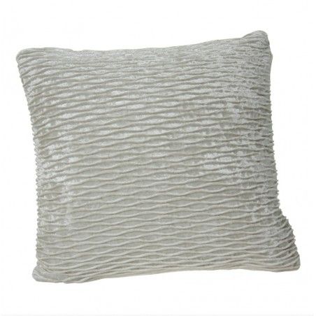 Coussin Carré De Tissu De Couleur Crème Classique Du Design