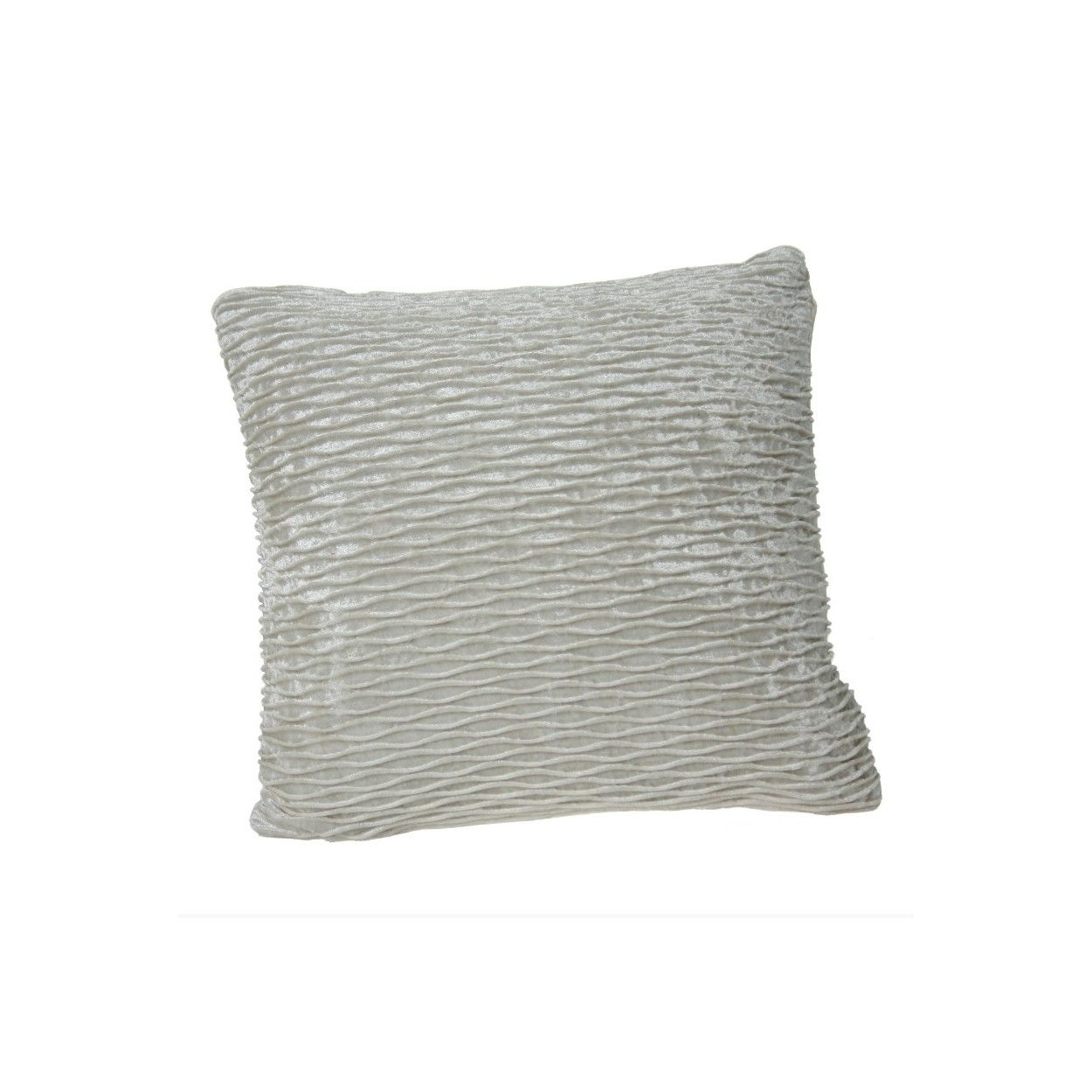 Coussin Carré De Tissu De Couleur Crème Classique Du Design