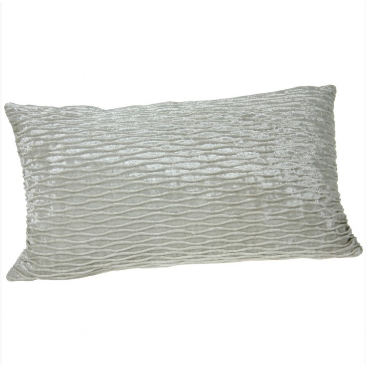 Cuscino In Tessuto Rettangolare Di Colore Panna Design Classico