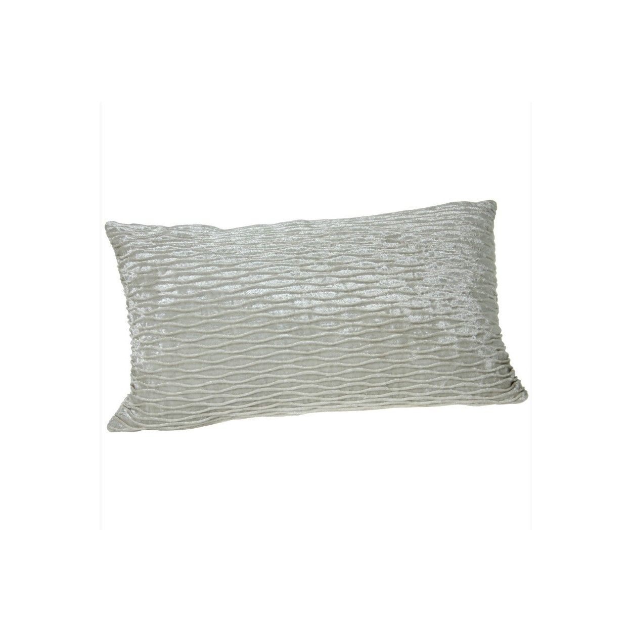 Cuscino In Tessuto Rettangolare Di Colore Panna Design Classico