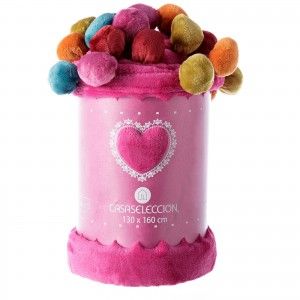 Couverture Canapé Soft Touch Rose