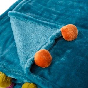 Couverture Canapé Soft Touch Bleu
