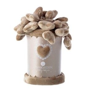 Couverture Canapé Soft Touch Couleur Beige