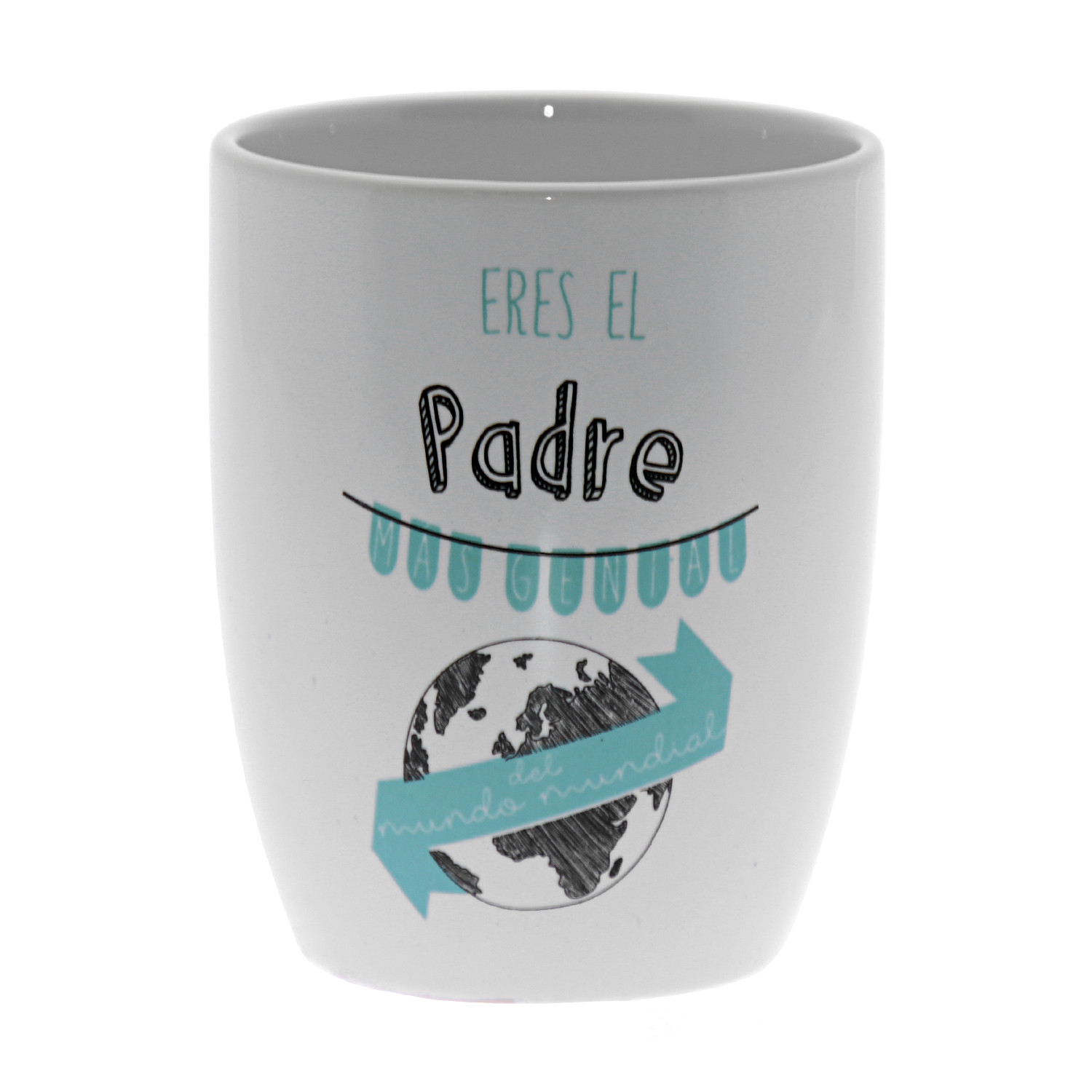 Taza Desayuno Cerámica Decorada Padre