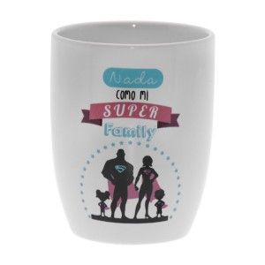 Taza Desayuno Cerámica Decorada Family