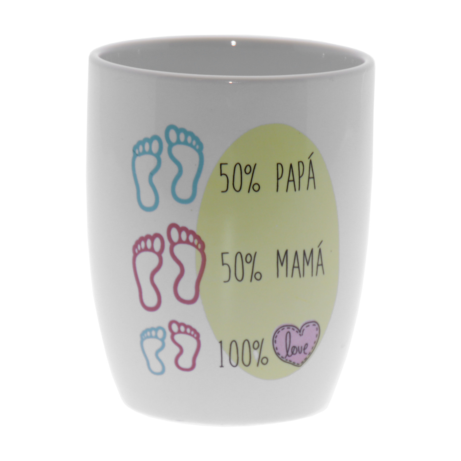 Cup Breakfast Ceramic Decorated Love