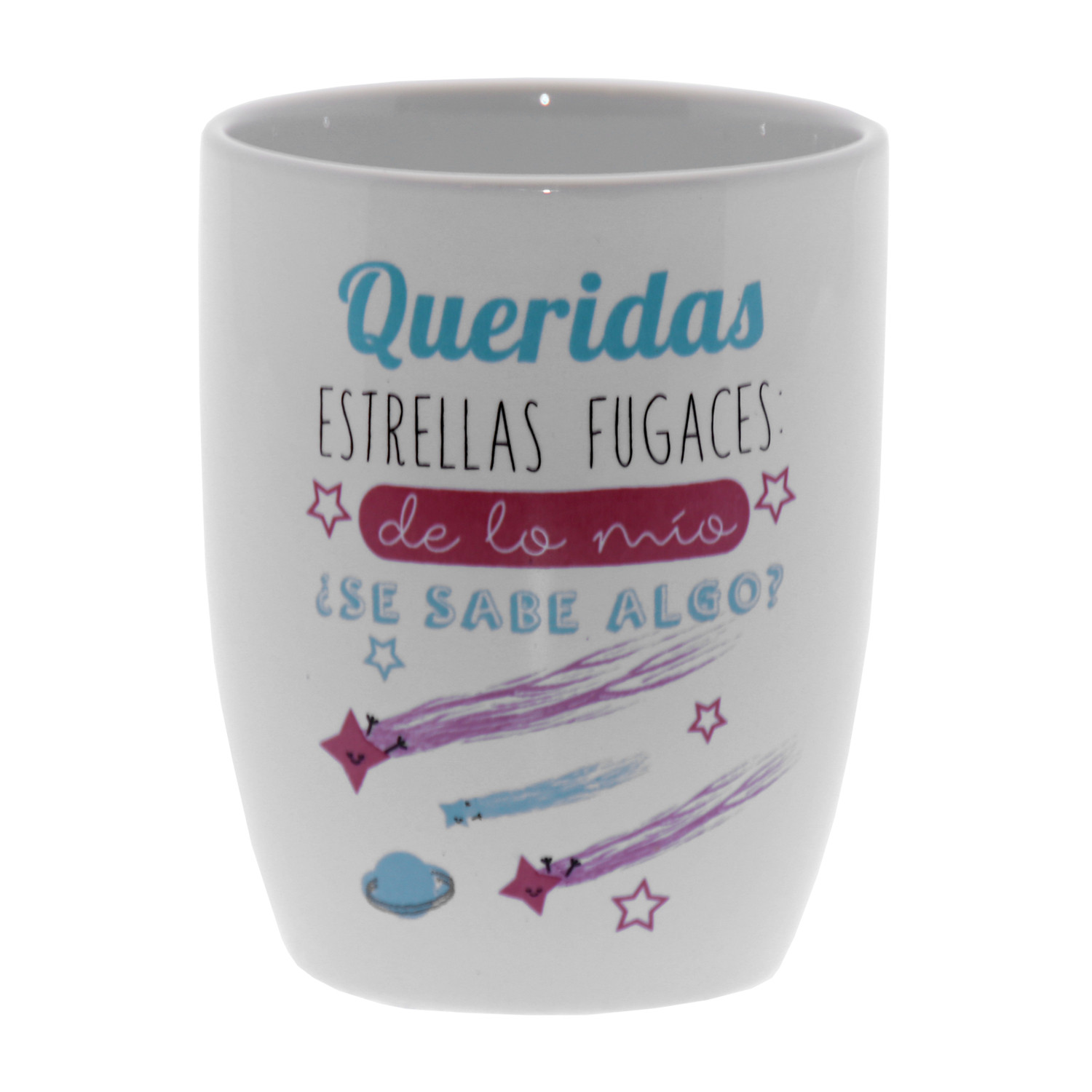 Cup Breakfast Ceramic Decorated Star