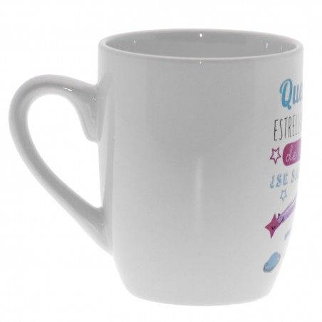 Cup Breakfast Ceramic Decorated Star