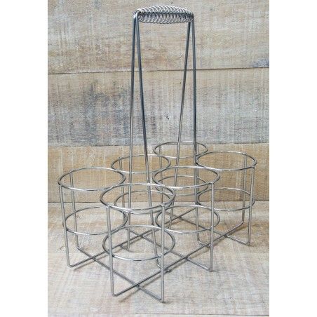 Bottiglia scaffale cromato di ferro (29x19,40x32,50)