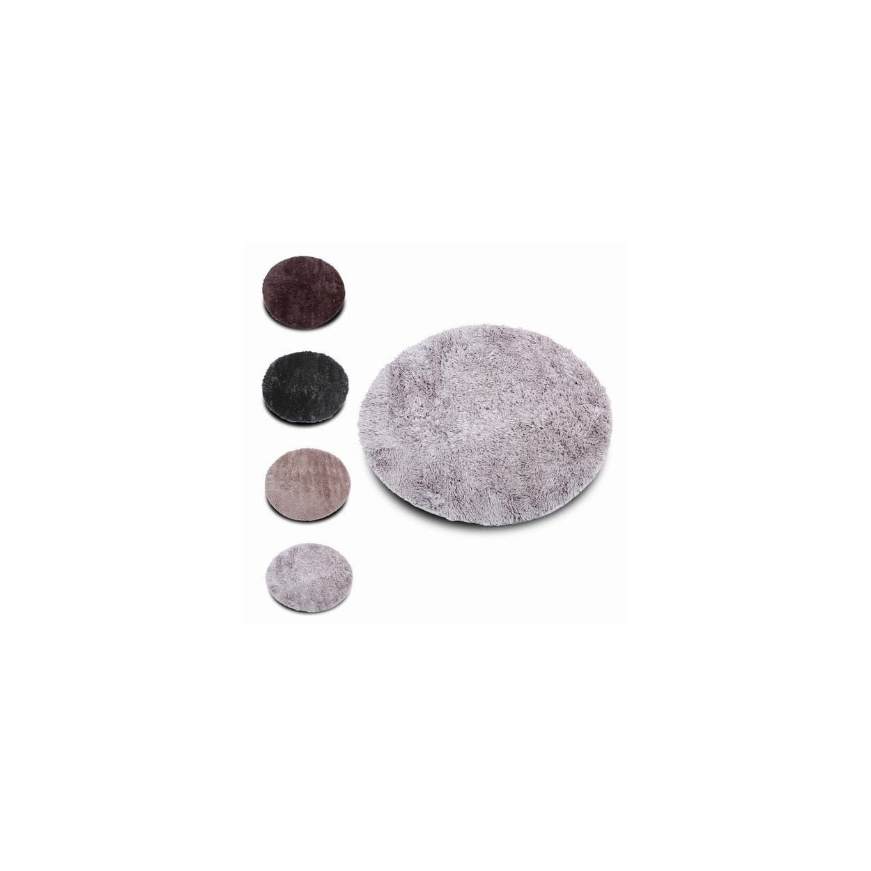 Round Rug Long Hair Original 4 Colors