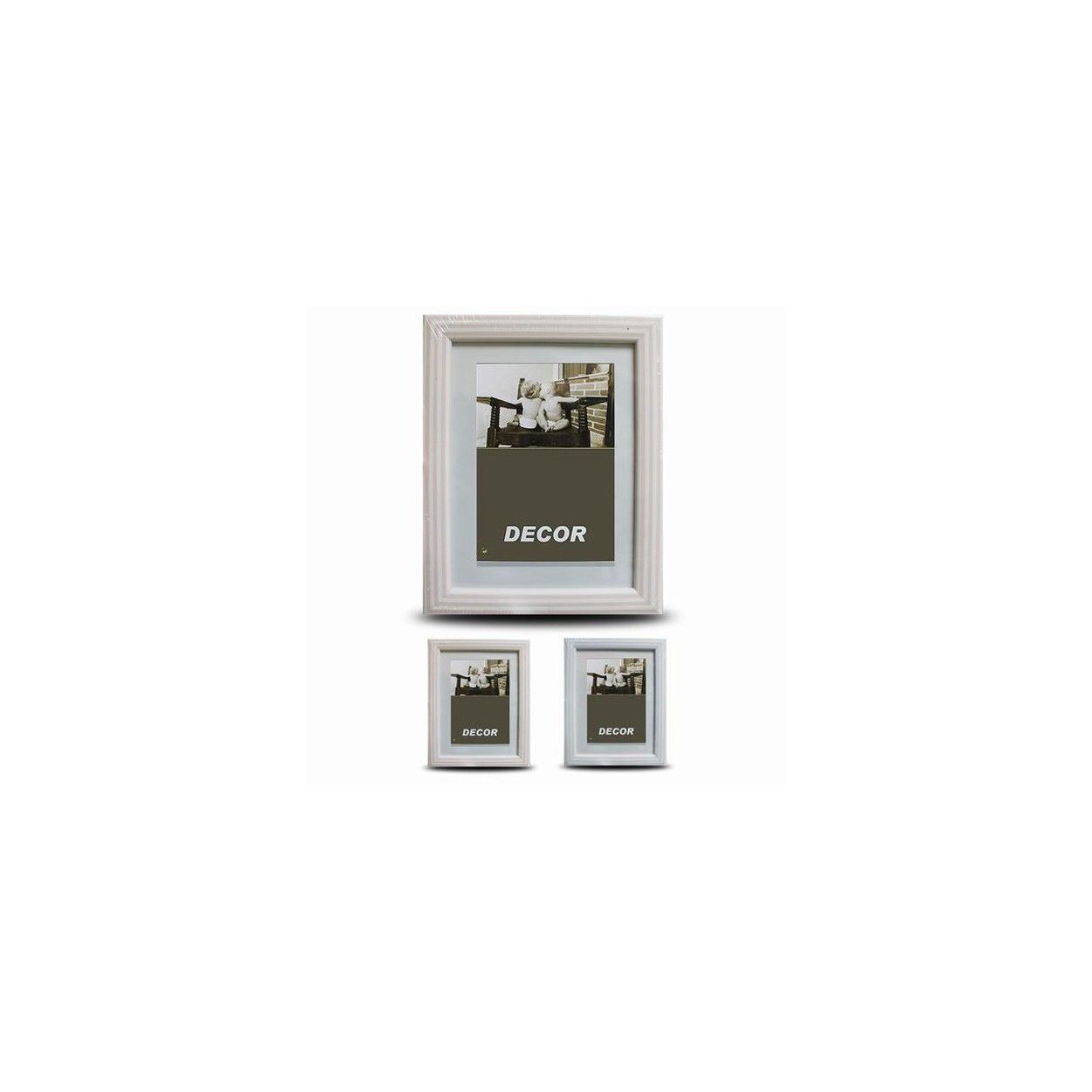 Photo frame Originale Design a Strisce di 2 Colori