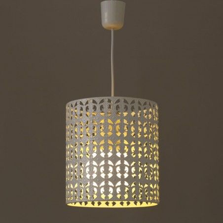 Ceiling lamp White Metal Ethnic Design