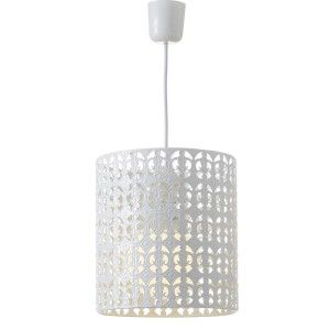 Lampada da soffitto in Metallo Bianco Design Etnico